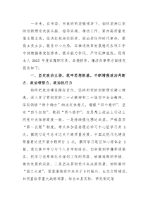 2025年度县领导干部个人述职述德述廉报告