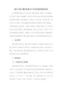 镇关于建立撂荒复耕生产长效机制的探索实践