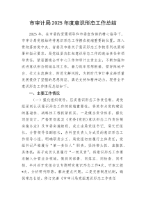 (新编)市审计局2025年度意识形态工作总结