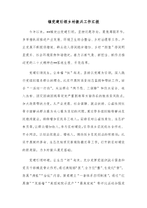 镇党建引领乡村振兴工作汇报