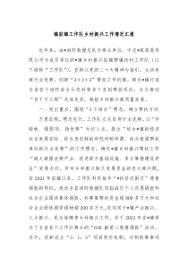 镇驻镇工作队乡村振兴工作情况汇报