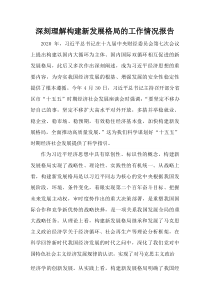 (整理)深刻理解构建新发展格局的工作情况报告