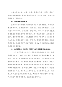 (参考)2025年村（社区）“两委”换届工作方案2700字