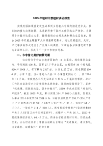 2025年驻村干部驻村调研报告（8篇）