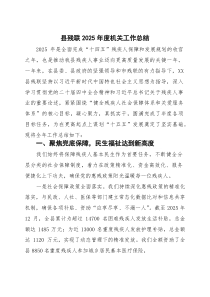 (整理)县残联2025年度机关工作总结