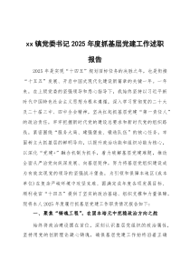 2026年度党委书记抓基层党建工作述职报告三篇