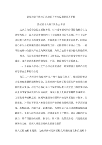 管党治党不放松 正风肃纪不停步 反腐惩恶不手软 县纪委十六届三次全会讲话