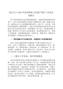 某区关于2026年度非物质文化遗产保护工作的总结报告