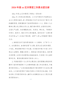2026年度xx区共青团工作要点团支部