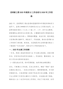 县两新工委2026年度抓党建工作总结与2026年工作思路计划