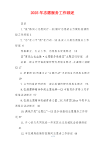 2026年志愿服务工作综述