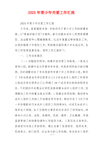 2026年青少年关爱工作汇报